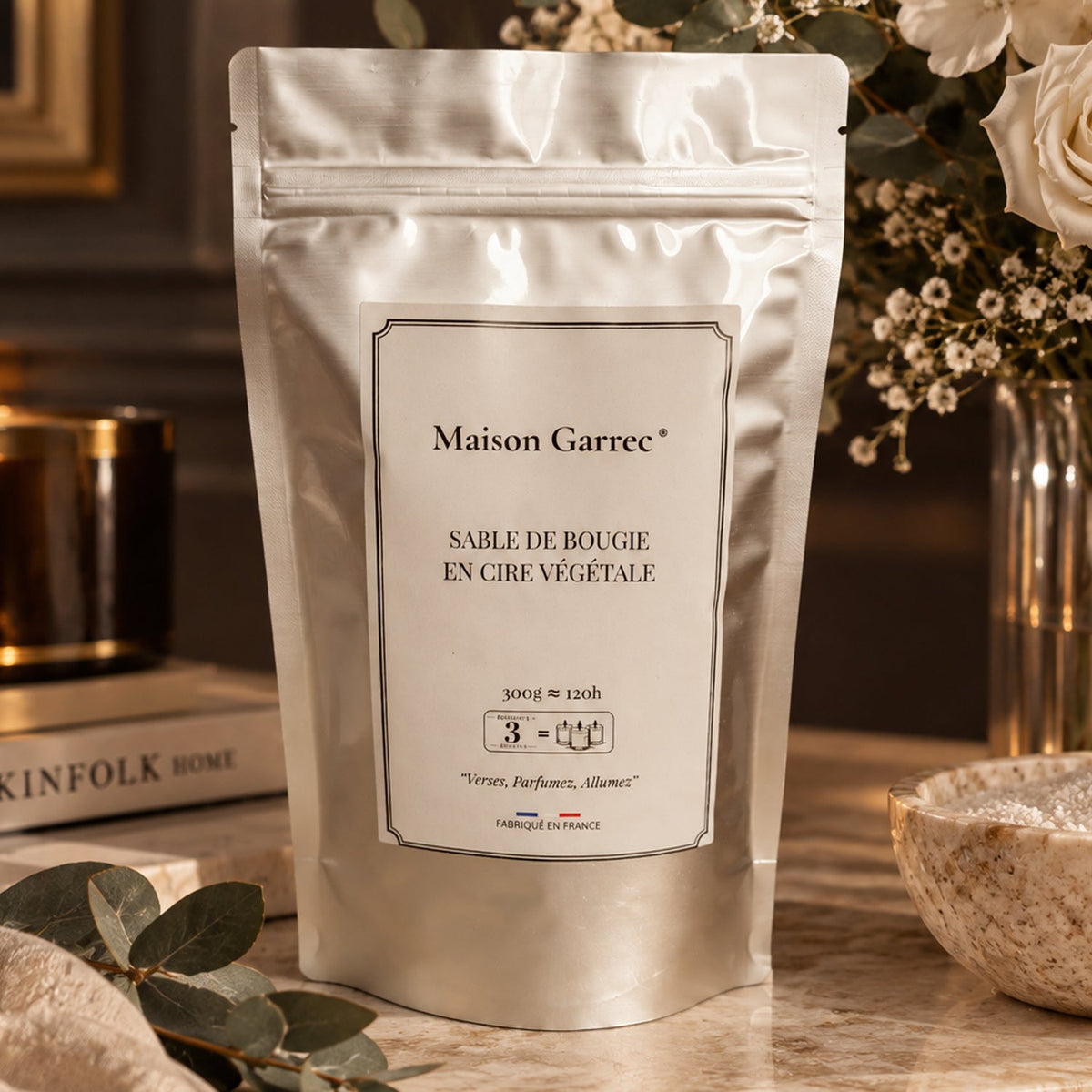 Sable de bougie 300g Maison Garrec